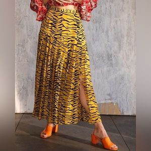 Rixo Tina silk skirt, size M